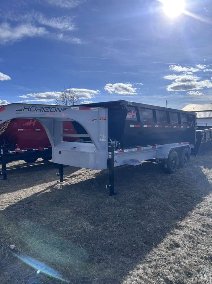 Horizon 16' Roll Off Dumpster Trailer And Bins