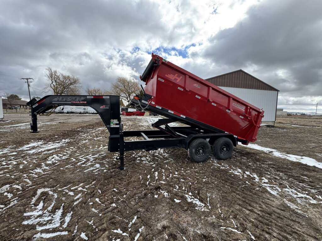 Horizon 14' Roll Off Dumpster Trailer And Bins