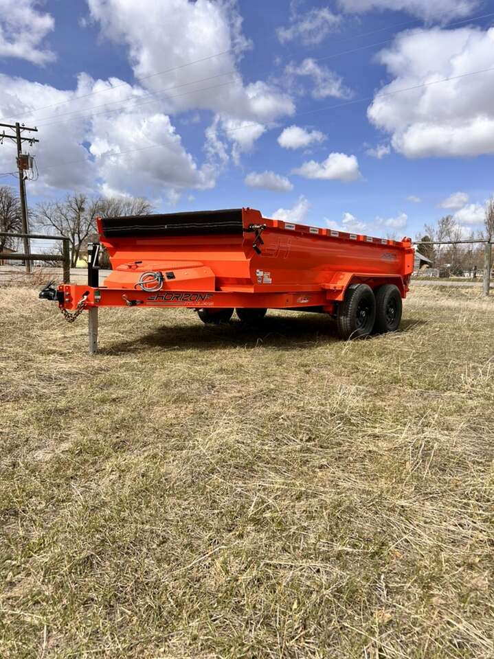 Brand New Horizon 12' Dump Trailer Bumper Pull