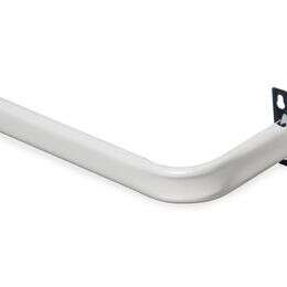 Kenney White Curtain Rod, (28" - 48")