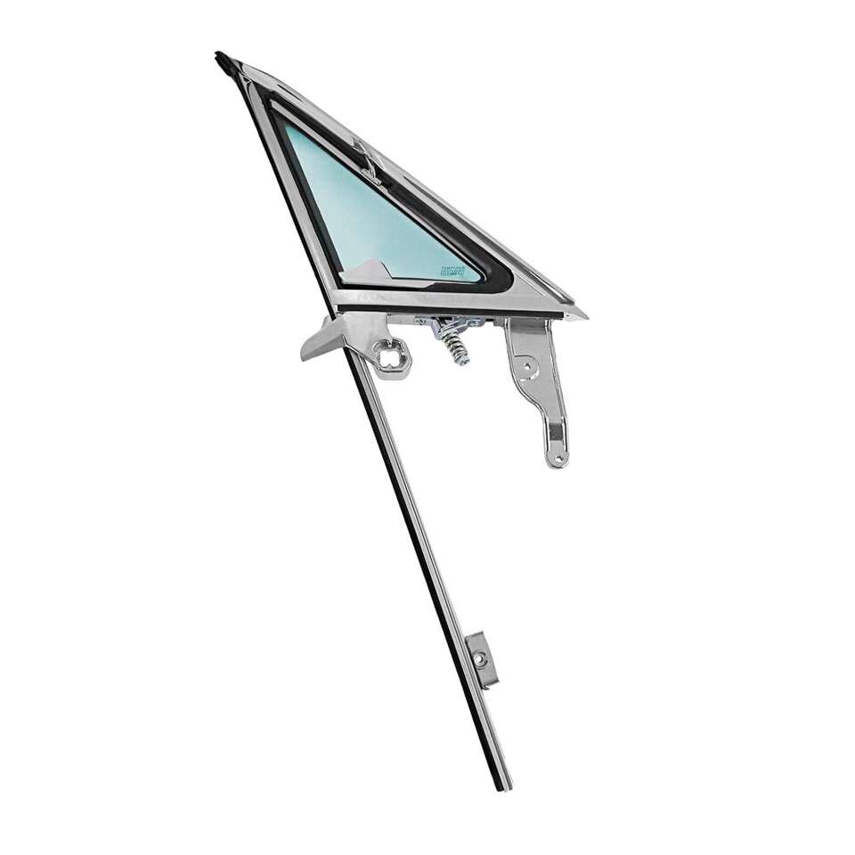 Passenger Side Complete Vent Window Assembly with Clear Glass for all 1965-1966 Mustangs