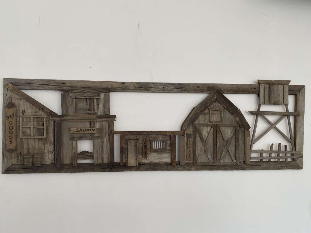 Wooden Art Wall Hanger Great Gift