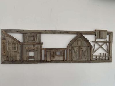 Wooden Art Wall Hanger Great Gift