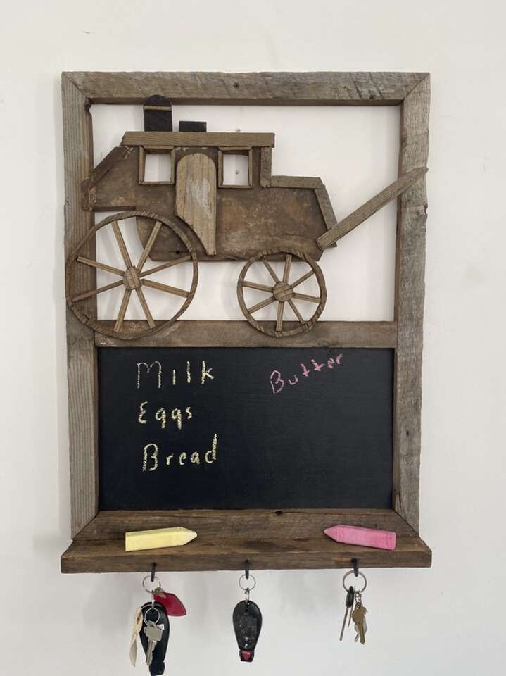 Handmade Barnwood Art Chalkboard