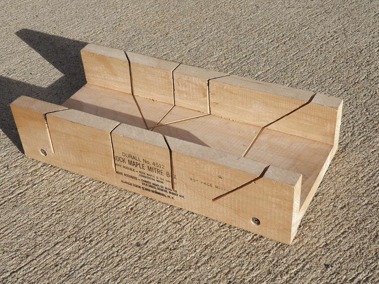 Maple Miter Box
