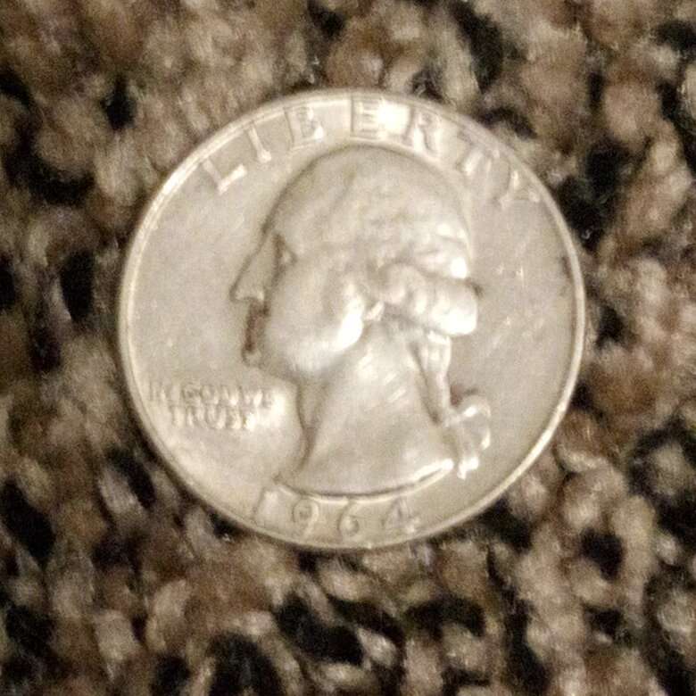 1964 silver quarter