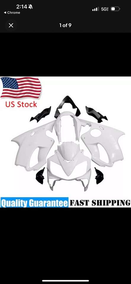 Unpainted Fairing Kit For Honda CBR600 F4i 2004-07