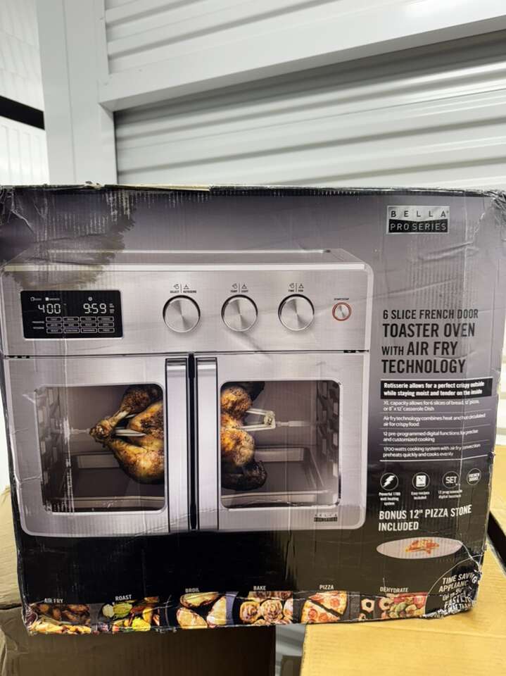 Bella Pro 12-in-1 6-Slice Toaster Oven + Air Fryer