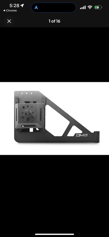 DV8 Spare Tire Swing Gate (18-25 Jeep Wrangler JL