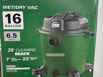 Masterforce 16 Gallon6.5 Peak HP Wet Dry Vacuum