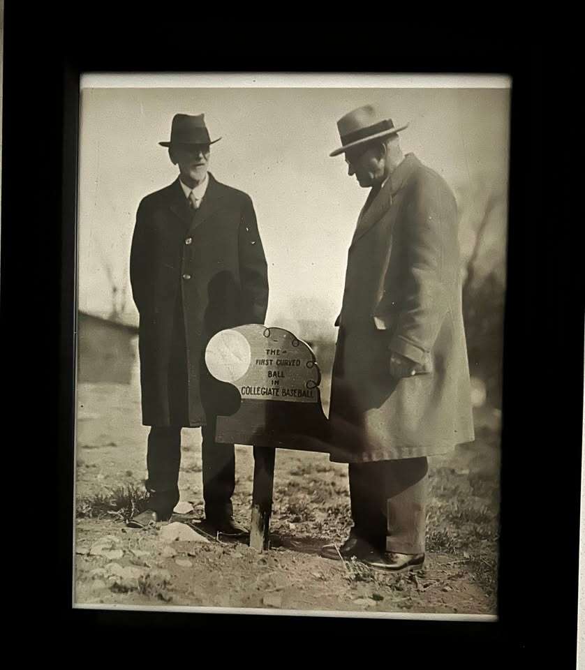 Framed original photo of Ogden's Emir Allen and John P Darden (1927)