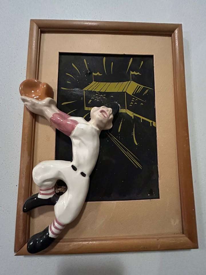 Vintage sports art created in Ogden, Utah