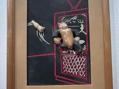 Vintage sports art created in Ogden, Utah
