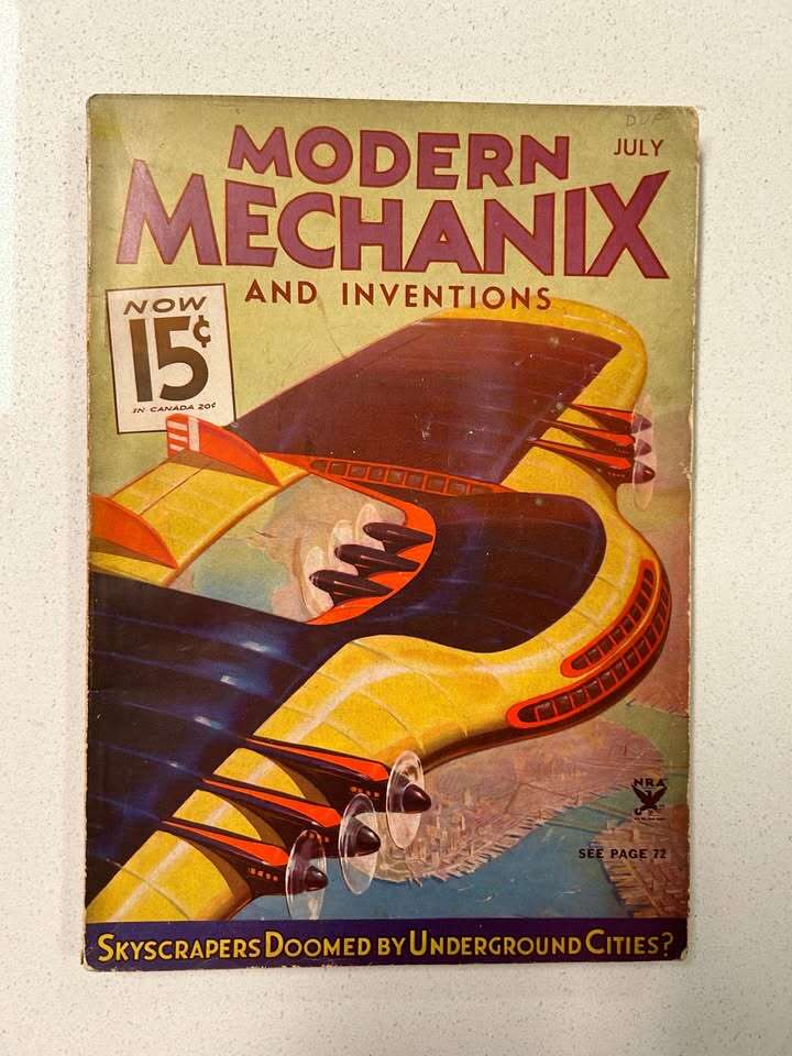 Original Modern Mechanix July 1934