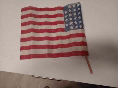 45 Star American Flag - handheld