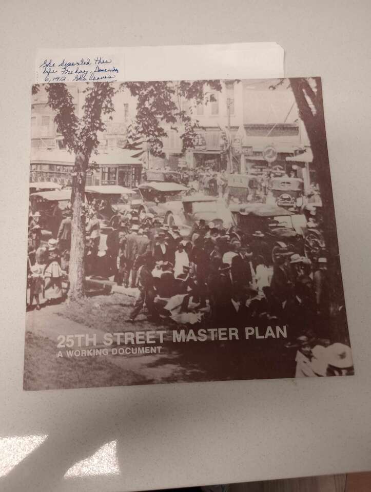 25th Street Master Plan Book