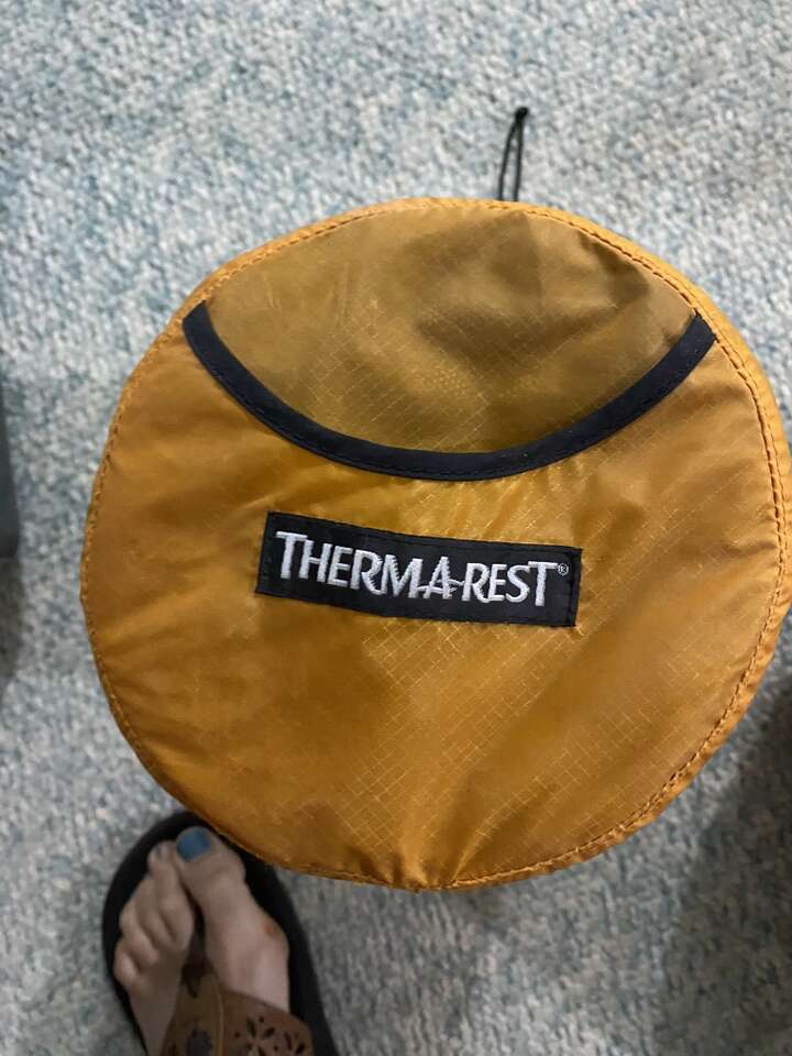Orange Therma Rest Self Inflating Pad