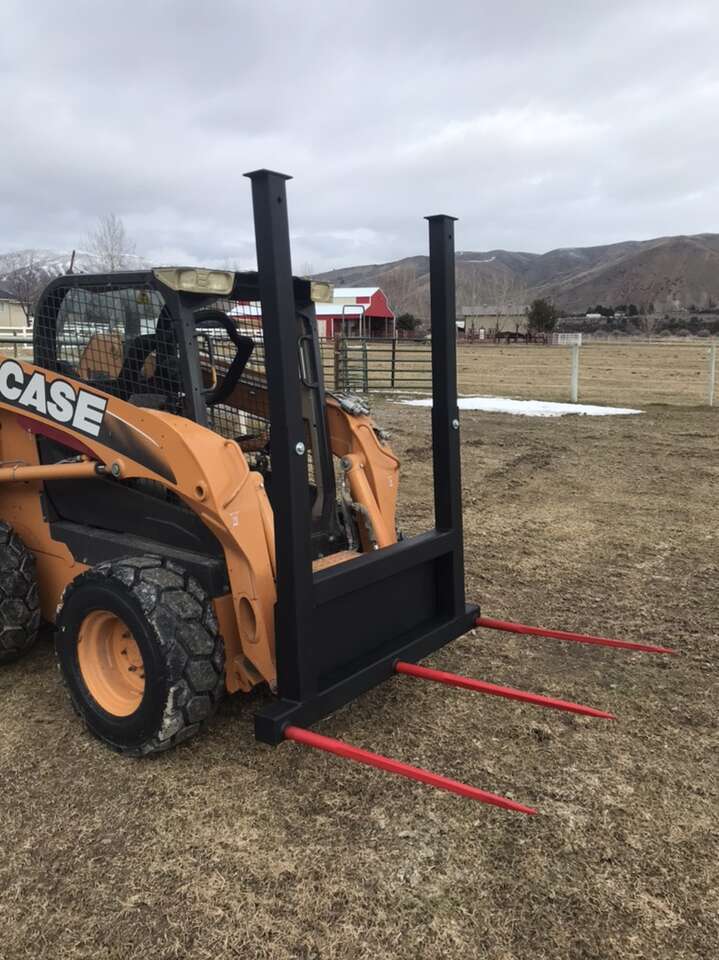 3 Spear Bale fork With Extendable Backrest