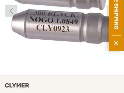 CLYMER 300 AAC BLACKOUT HEADSPACE GAUGE SET