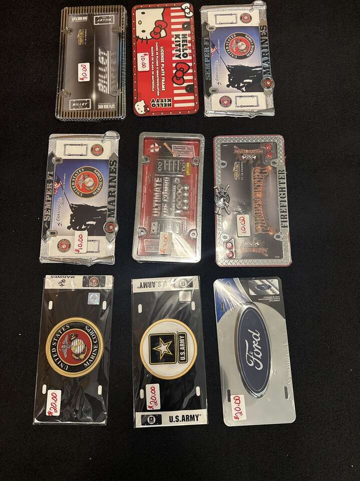 Licence Plates And Frames