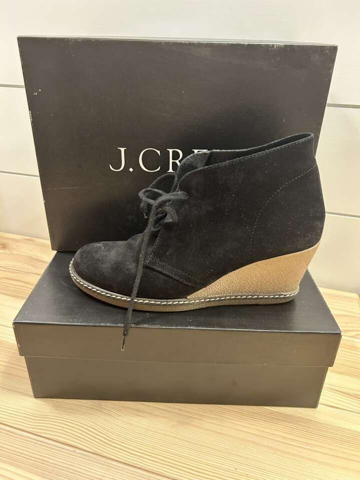 J Crew McCalister Suede Wedge Boots