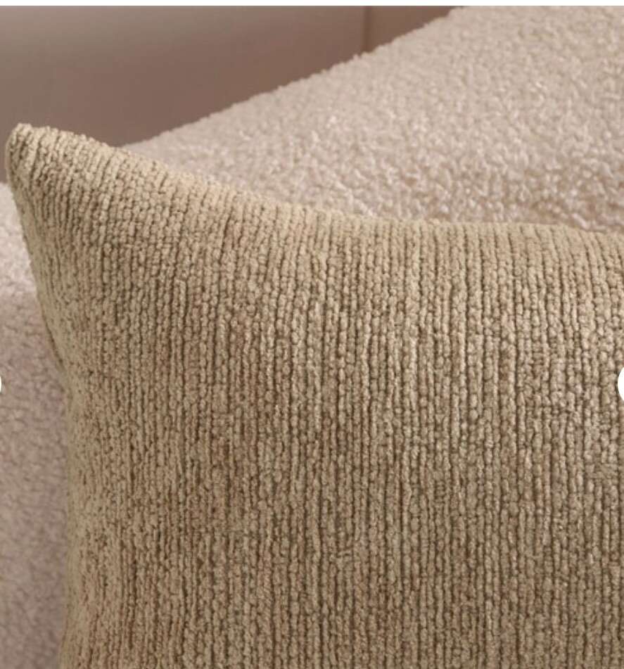 New Throw pillow covers 18x18 Set of 2 Beige