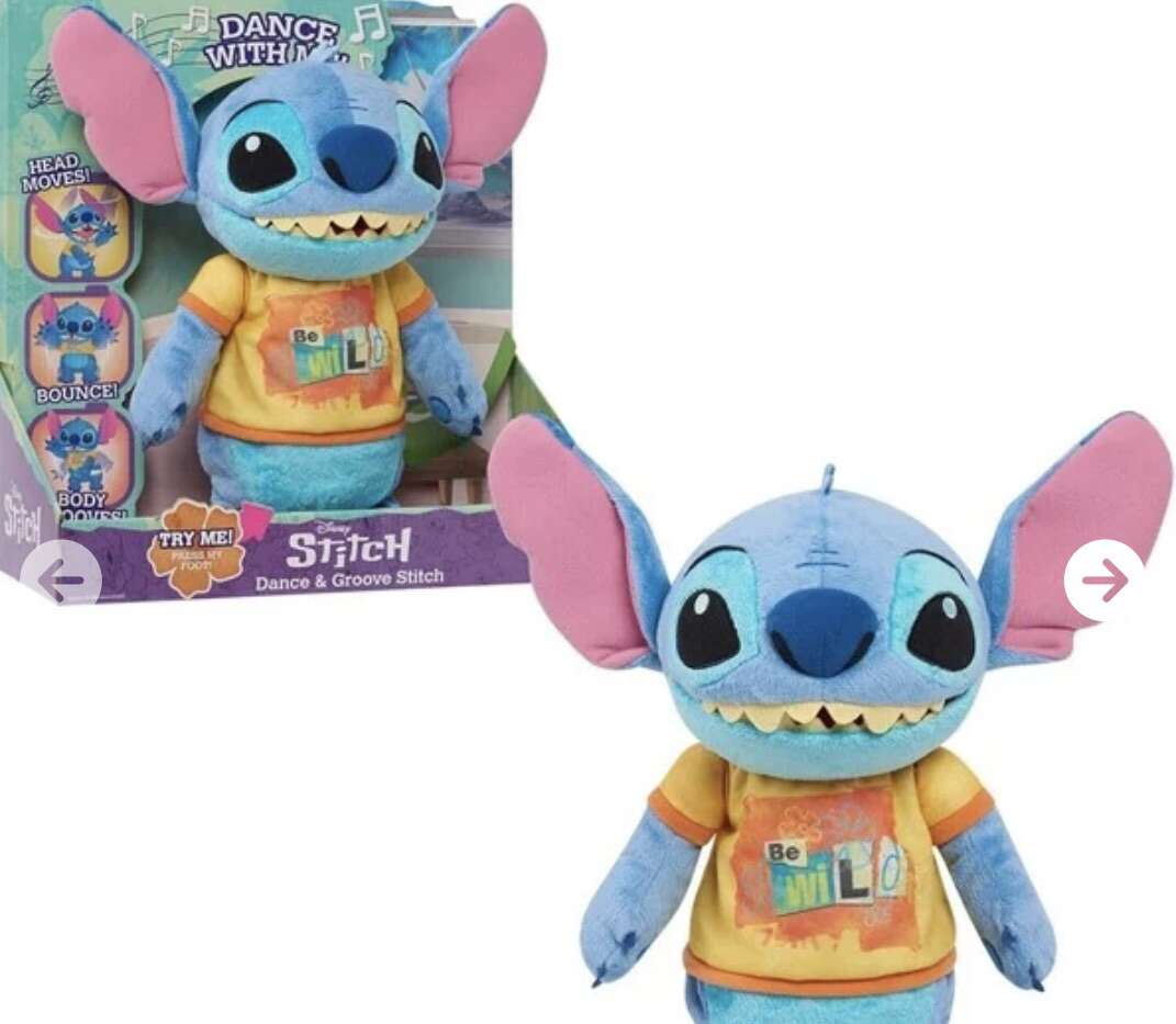 Disney Dancing & Grooving Stitch Plush