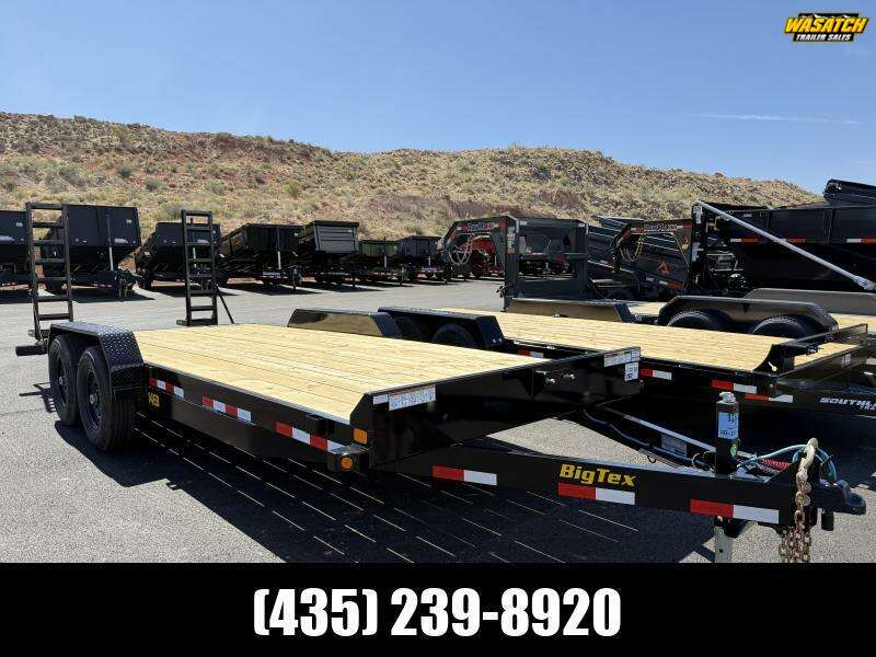 Big Tex Trailers 7X20 14K 14EB Equipment Trailer