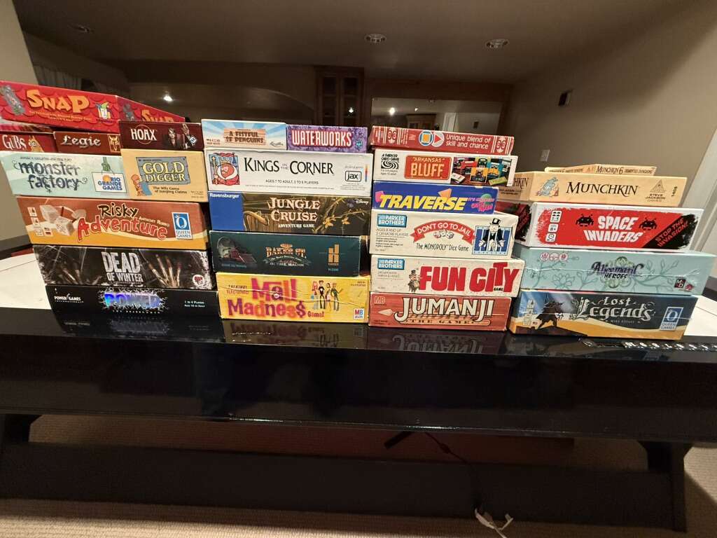 Board and card games