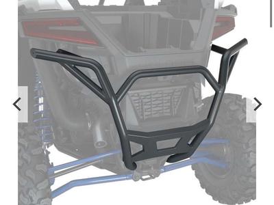 OEM Polaris RZR Low Profile Rear Black Bumper