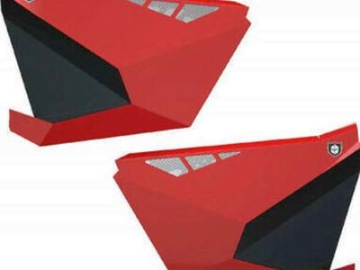 New Pro Armor Aluminum Doors Red