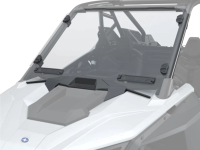 OEM Polaris RZR Lock & Ride Hard Coat Poly Full Vented Winshield