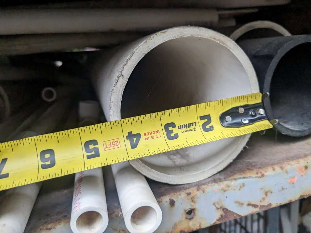 3 and 4 inch PVC pipe 3