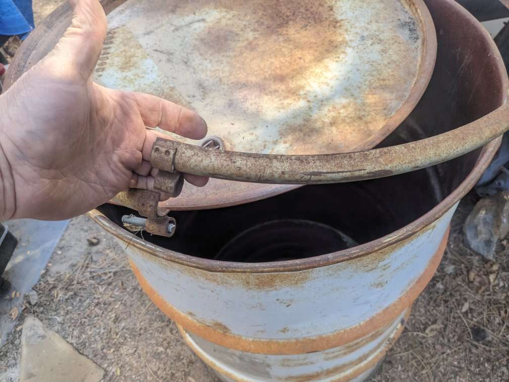 Lid Clamps 55 gallon drums barrels steel metal