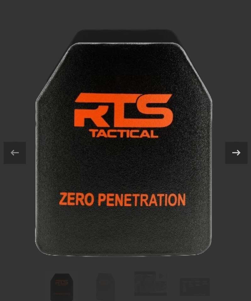One RTS Tactical Level IV Ceramic Ballistic Plate