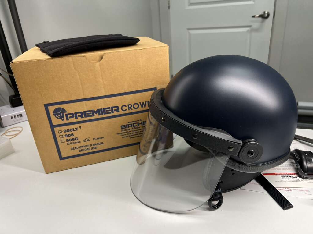 Tactical Riot Helmet w/ Face Shield NON-BALLISTIC