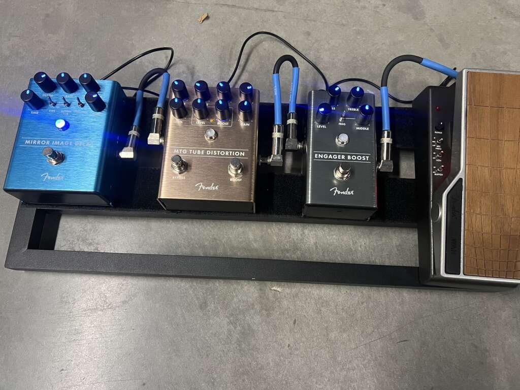 FENDER Electric Guitar Effects Pedals Blues Setup