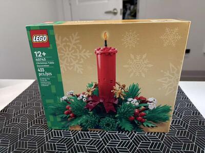 New LEGO Christmas Table Decoration 40743