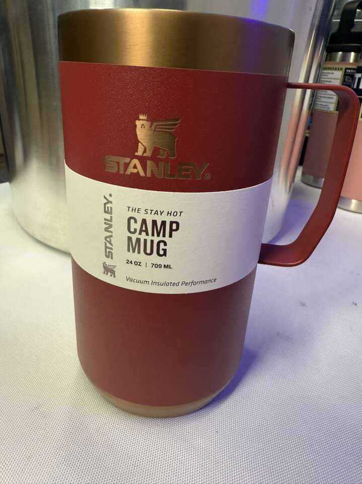 New STANLEY 24oz Camp Mug - Gilded Pomegranate