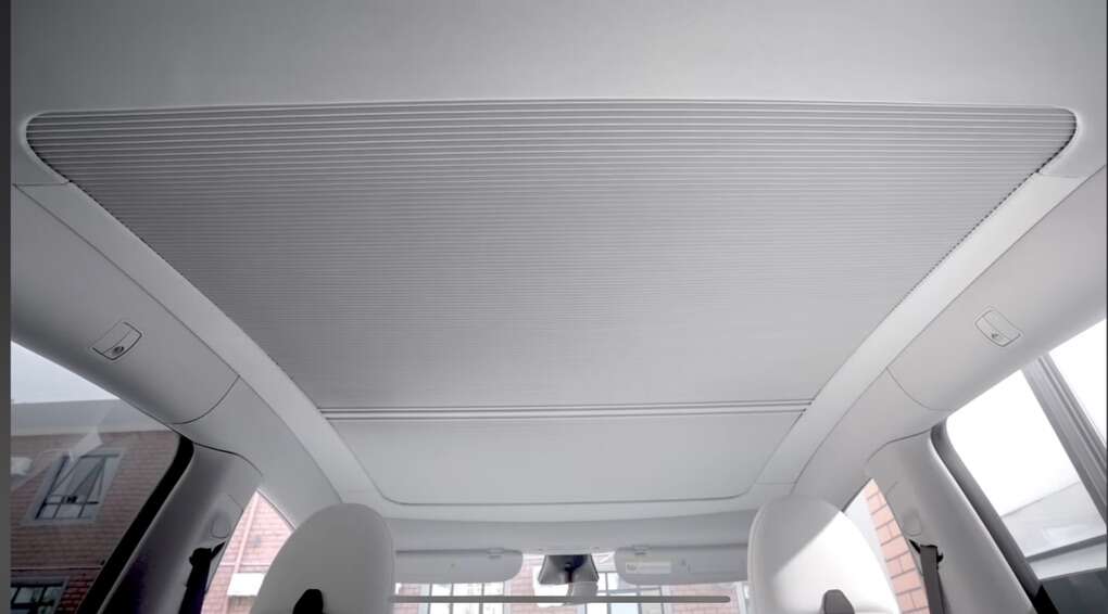 Retractable Sunroof Shade For Tesla Model Y