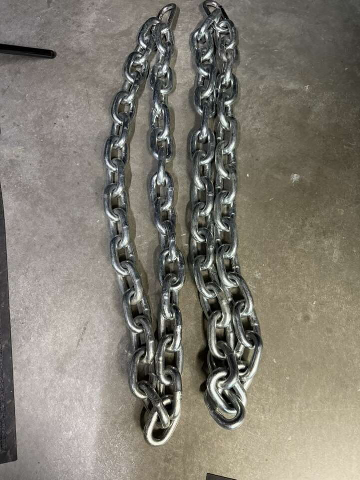 Pair Of 20lbs Weight Lifting Chains - 40lbs Total