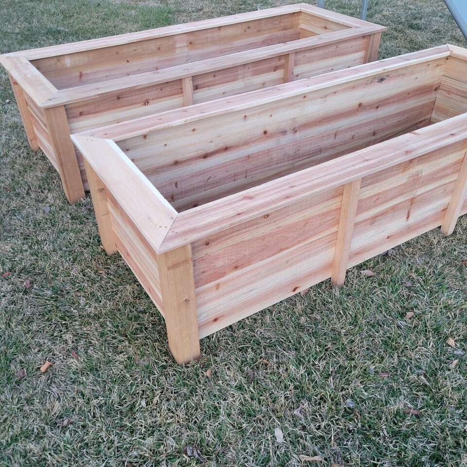Cedar Garden Planting Boxes