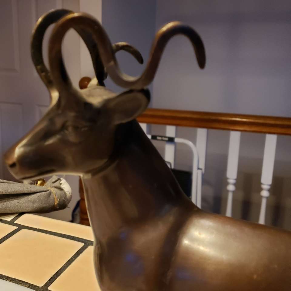 Brass Standing Deer/Ram