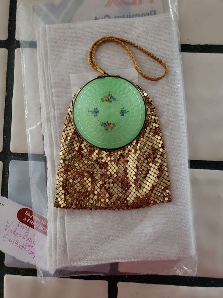 Vintage Evans Mesh Compact Purse