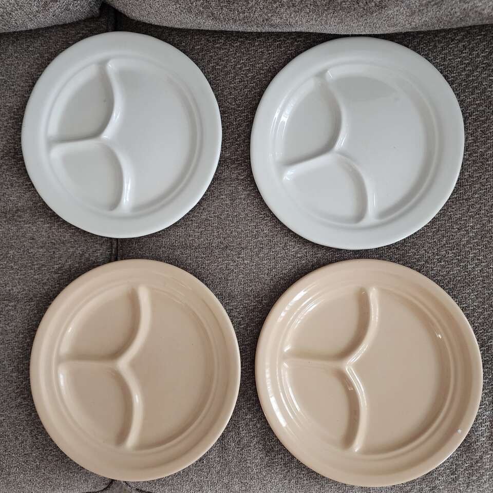 Vintage Divided Plates