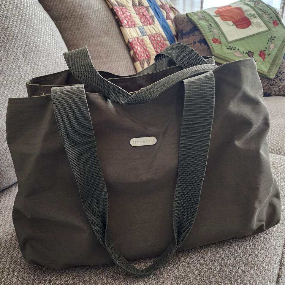 Chicos Travelers Large Nylon Tote