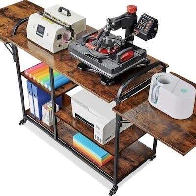 3 Tier Heat Press Stand Metal Workbench