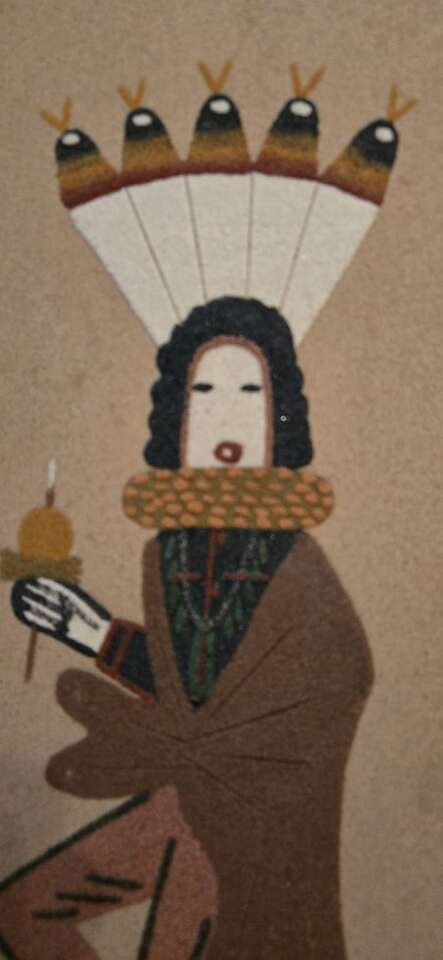 Navajo sandpainting