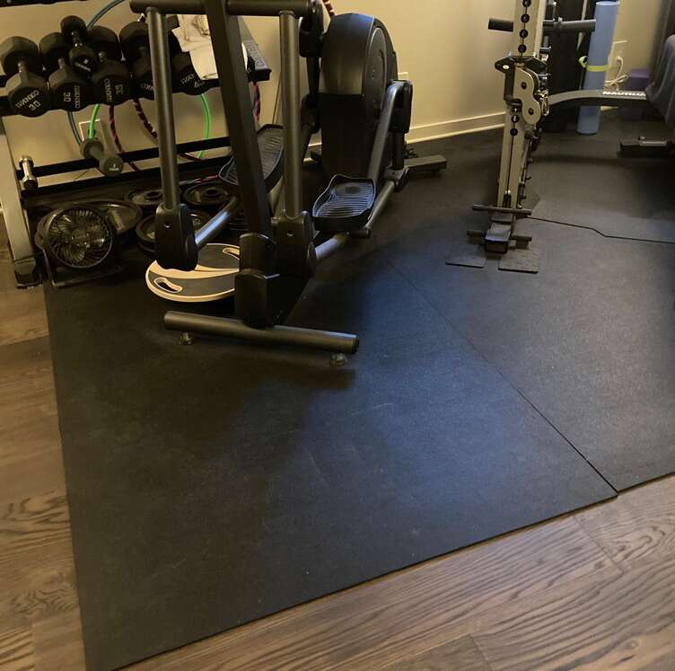 NEW Gym Floor Rubber Matting Black 1 Mat