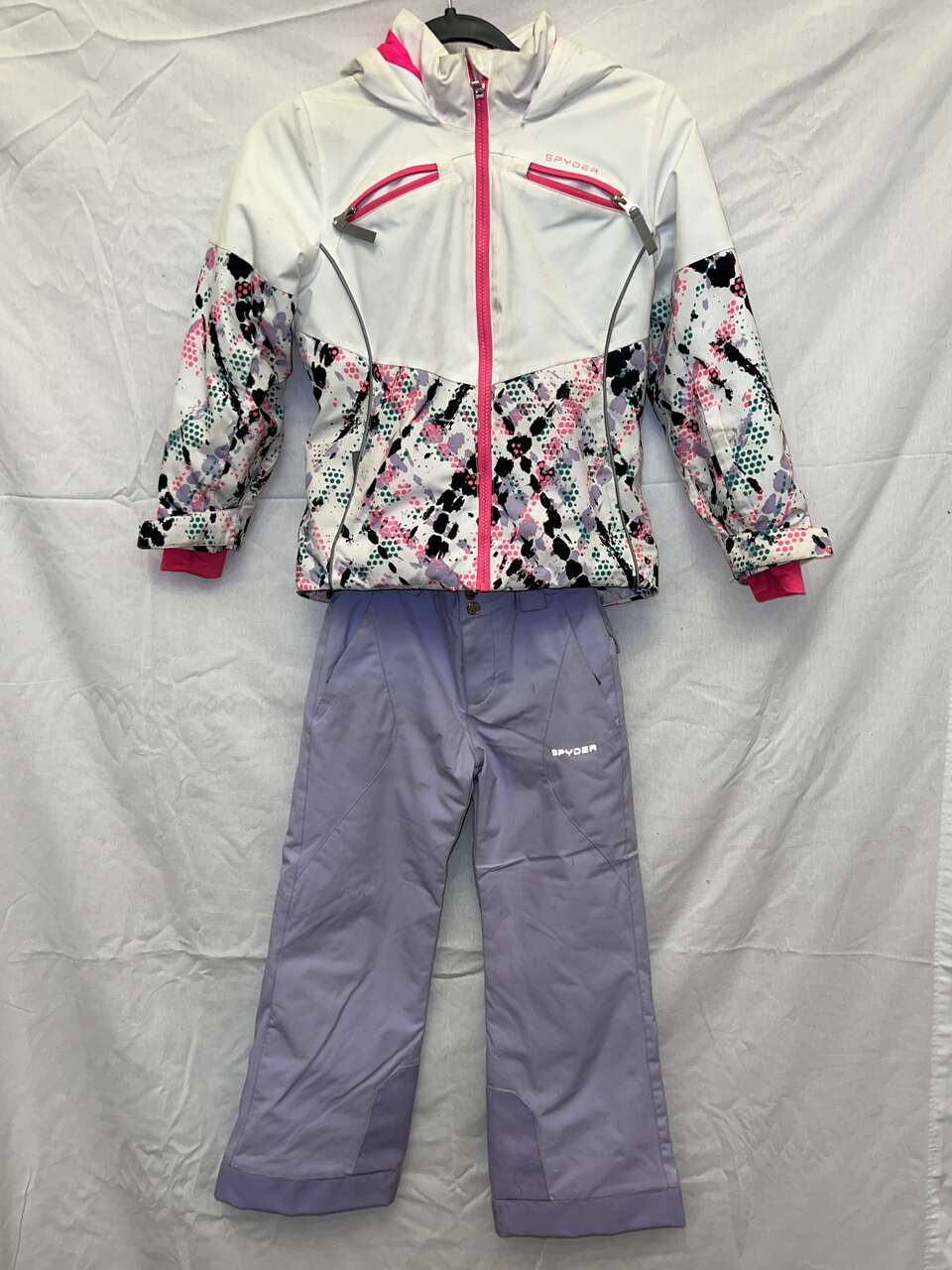 Spyder ski outfit, kids size 8